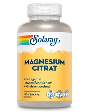 Magnesium Citrat Solaray 180 VegKaps